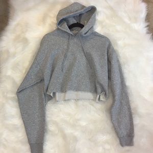 Oversized Cropped hoodie